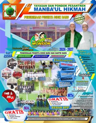 SPMB Madrasah Manba'ul Hikmah Tahun Ajaran 2026/2027
